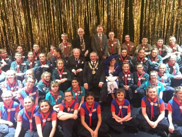 Sir David attends Southend Scout and Guide Gang Show